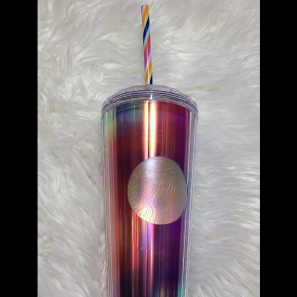 Starbucks Summer Rainbow Kaleidoscope 24oz Tumbler - Picture 5 of 5